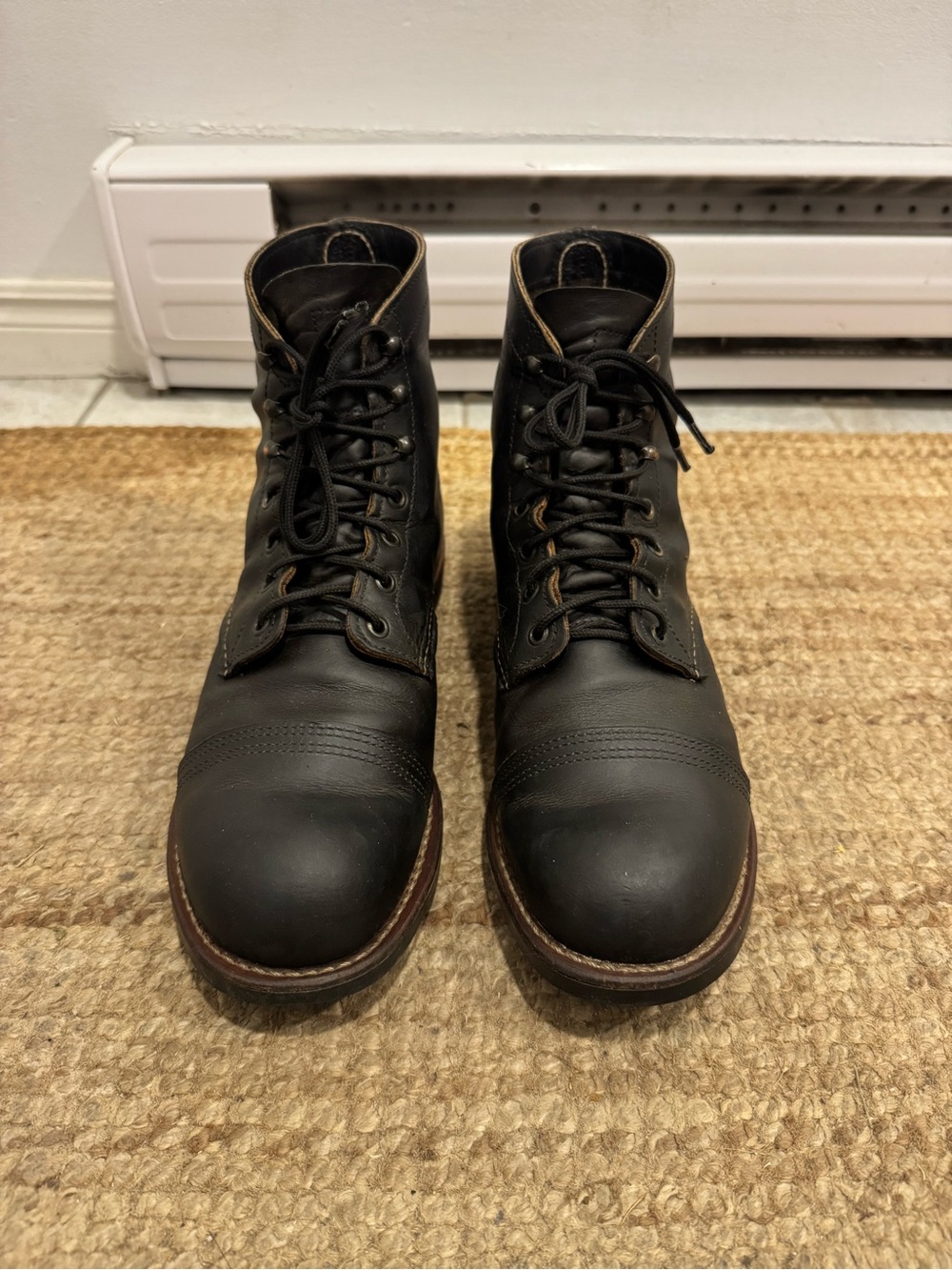 Men’s Black Red Wing Iron Ranger Boots